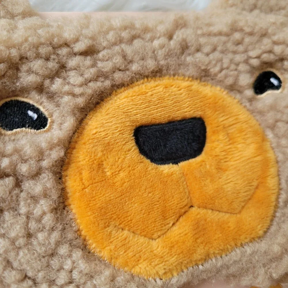 Fuzzy Bear Sleep Mask